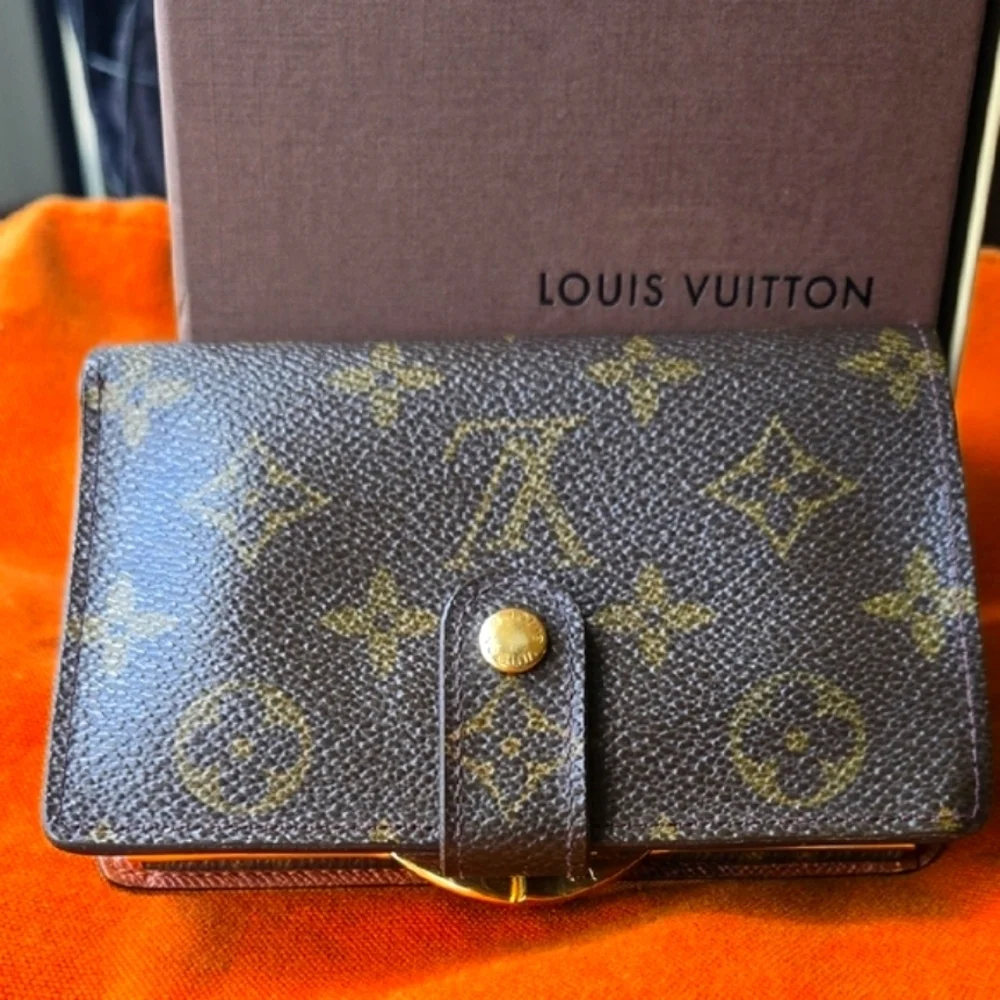 Louis Vuitton Brown Monogram Wallet Compact Design